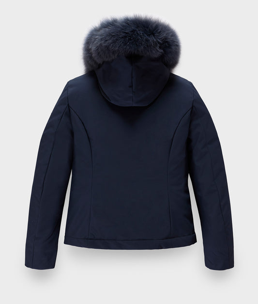 SHORT LADY TECH JACKET DARK BLUE | RefrigiWear SHORT LADY TECH JACKET DARK BLUE | RefrigiWear
