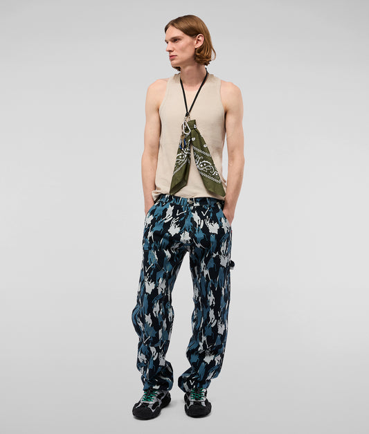 CAMOU BENTON PANTS SIBERIAN BLUE | RefrigiWear CAMOU BENTON PANTS SIBERIAN BLUE | RefrigiWear