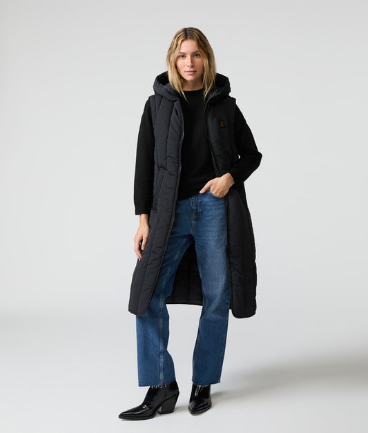 LONG ORIGINAL VEST BLACK | RefrigiWear LONG ORIGINAL VEST BLACK | RefrigiWear