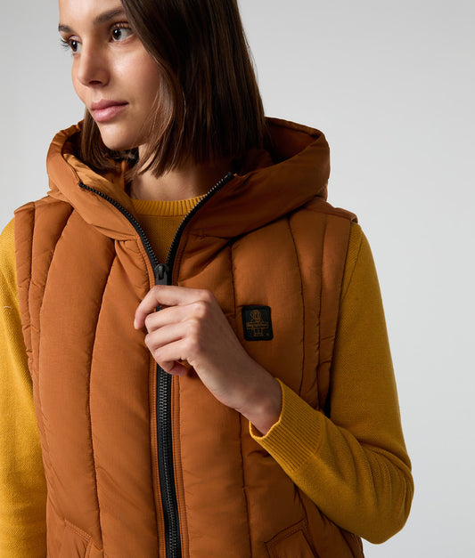LONG ORIGINAL VEST GLAZED GINGER | RefrigiWear LONG ORIGINAL VEST GLAZED GINGER | RefrigiWear