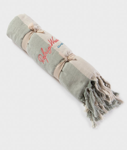 CALI BEACH TOWEL FOAM GREEN | RefrigiWear CALI BEACH TOWEL FOAM GREEN | RefrigiWear