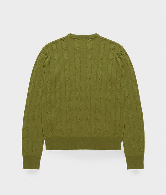 WINTER BRAIDS NALA KNITWEAR CHIVE | RefrigiWear WINTER BRAIDS NALA KNITWEAR CHIVE | RefrigiWear
