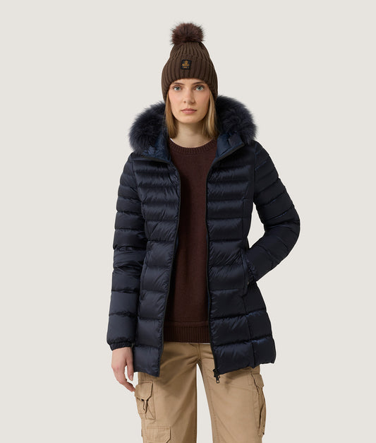 LONG MEAD FUR JACKET DARK BLUE | RefrigiWear LONG MEAD FUR JACKET DARK BLUE | RefrigiWear