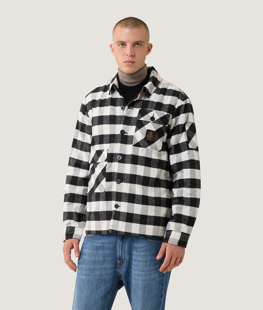 BACH SHIRT CHECK FANTASY WHITE | RefrigiWear BACH SHIRT CHECK FANTASY WHITE | RefrigiWear