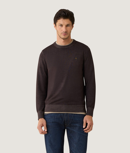 BENNET WASH PULLOVER DARK GREY MELANGE | RefrigiWear BENNET WASH PULLOVER DARK GREY MELANGE | RefrigiWear