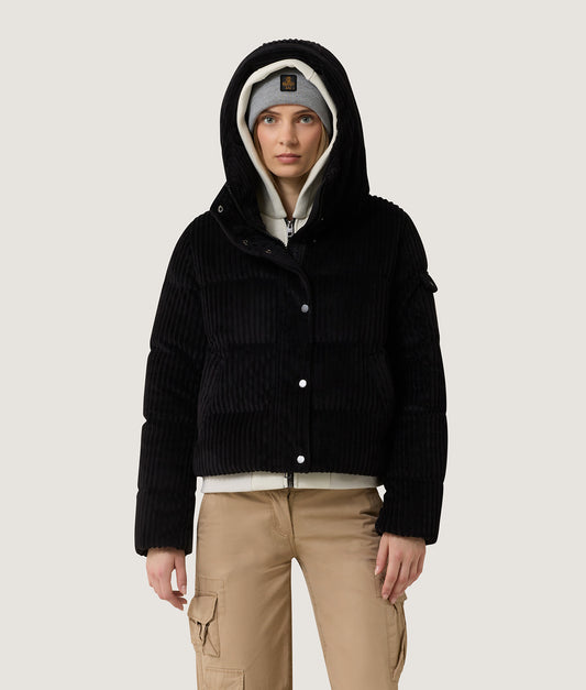 VELVET BRAFFY JACKET BLACK | RefrigiWear VELVET BRAFFY JACKET BLACK | RefrigiWear