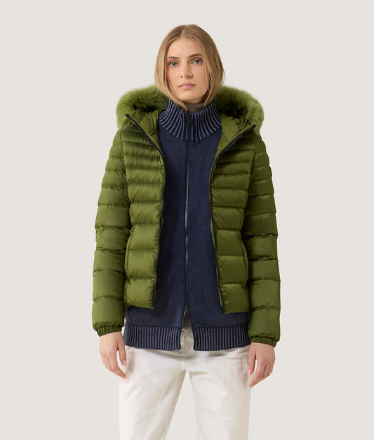 MEAD FUR JACKET PESTO/ CYPRESS | RefrigiWear® MEAD FUR JACKET PESTO/ CYPRESS | RefrigiWear®