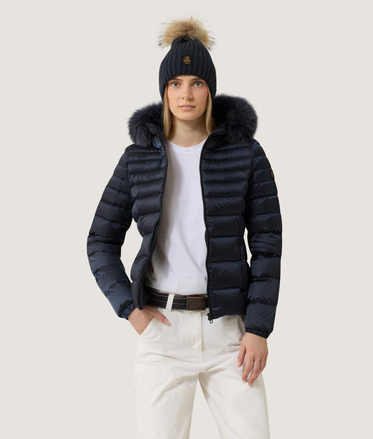 MEAD FUR JACKET DARK BLUE | RefrigiWear® MEAD FUR JACKET DARK BLUE | RefrigiWear®