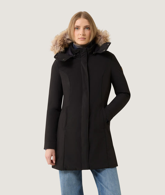 EVA ECO FUR JACKET BLACK | RefrigiWear EVA ECO FUR JACKET BLACK | RefrigiWear