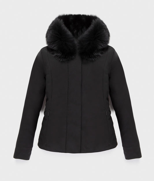 SHORT LADY TECH JACKET BLACK | RefrigiWear