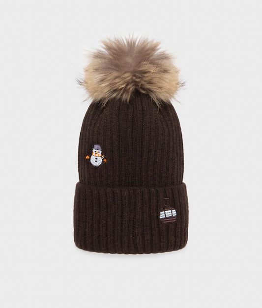 ALPENGLOW HAT BLACK COFFEE | RefrigiWear