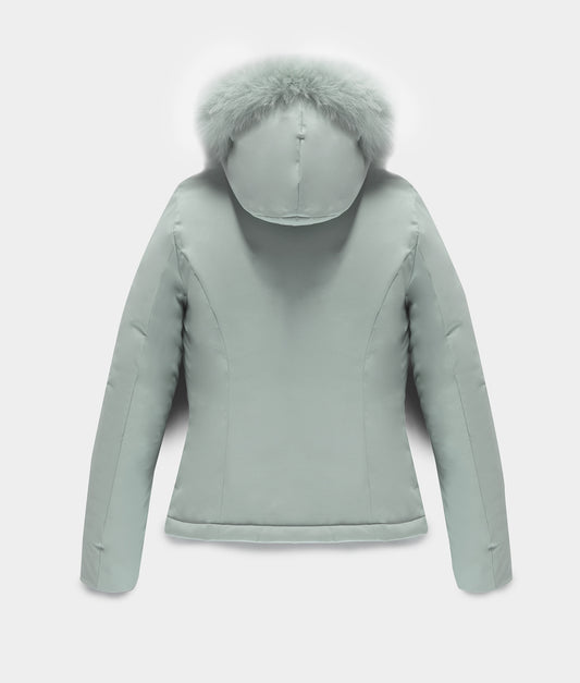 SHORT LADY TECH JACKET GREEN LILY | RefrigiWear