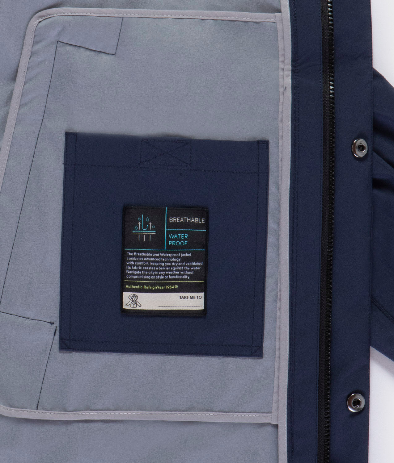 JACKETS SUMMER LONG SPEED JACKET NAVY BLAZER | RefrigiWear