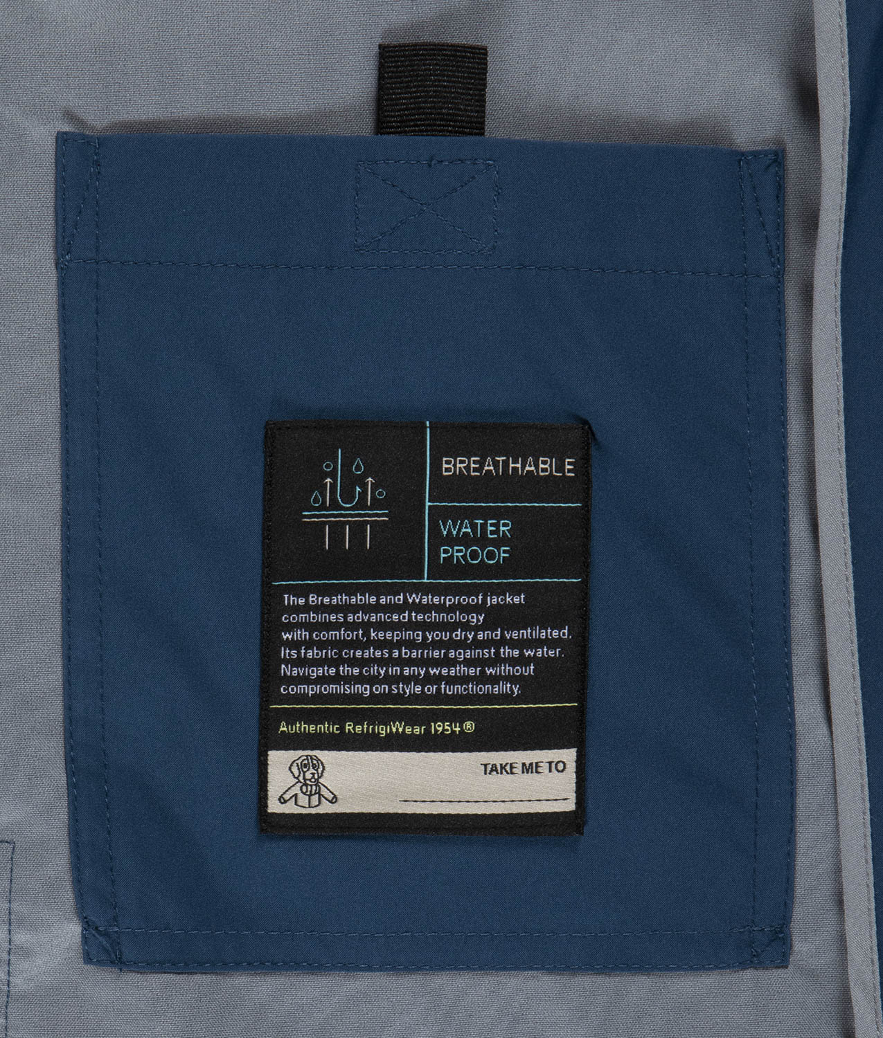 JACKETS SUMMER LADY TECH/1 JACKET TITAN BLUE | RefrigiWear