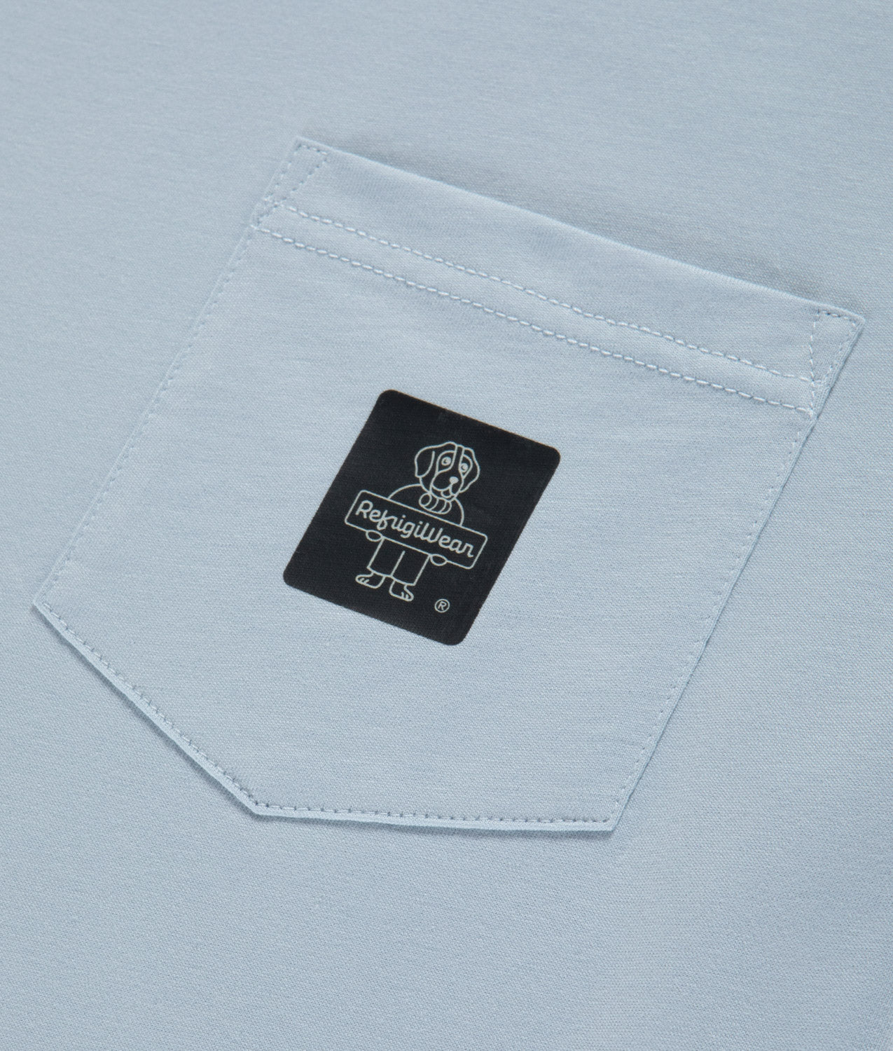 T-SHIRT PIERCE T-SHIRT BLUE FOG | RefrigiWear