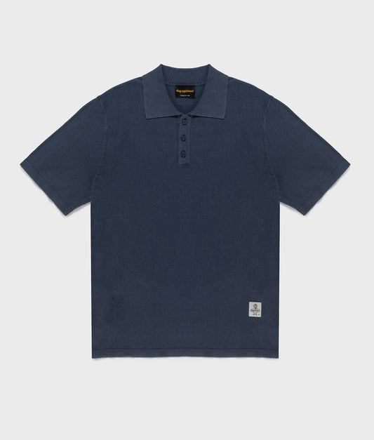 SID KNIT POLO NAVY BLAZER | RefrigiWear