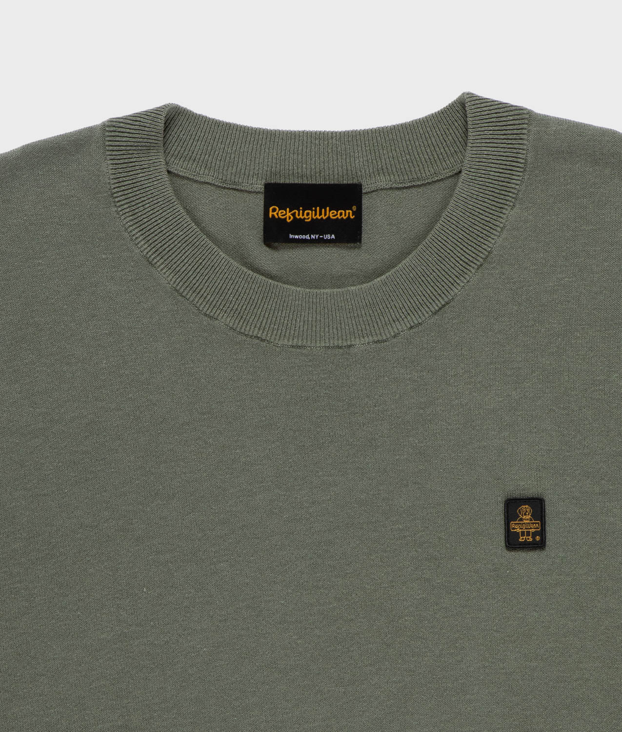 KNITWEAR OMAR SWEATER ARCHIVE GREEN | RefrigiWear