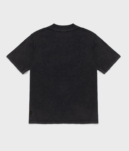 SID KNIT POLO BLACK | RefrigiWear