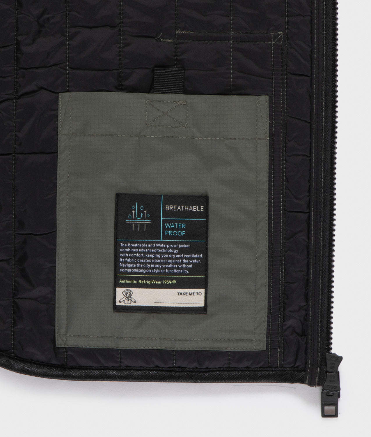 JACKETS ROLLING ORIGINAL VEST ARCHIVE GREEN | RefrigiWear