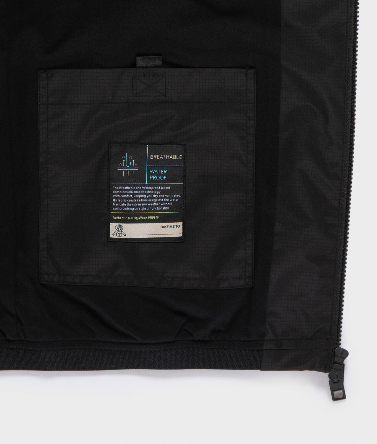 JACKETS HOOD LIGHT CAPTAIN JACKET BLACK | RefrigiWear