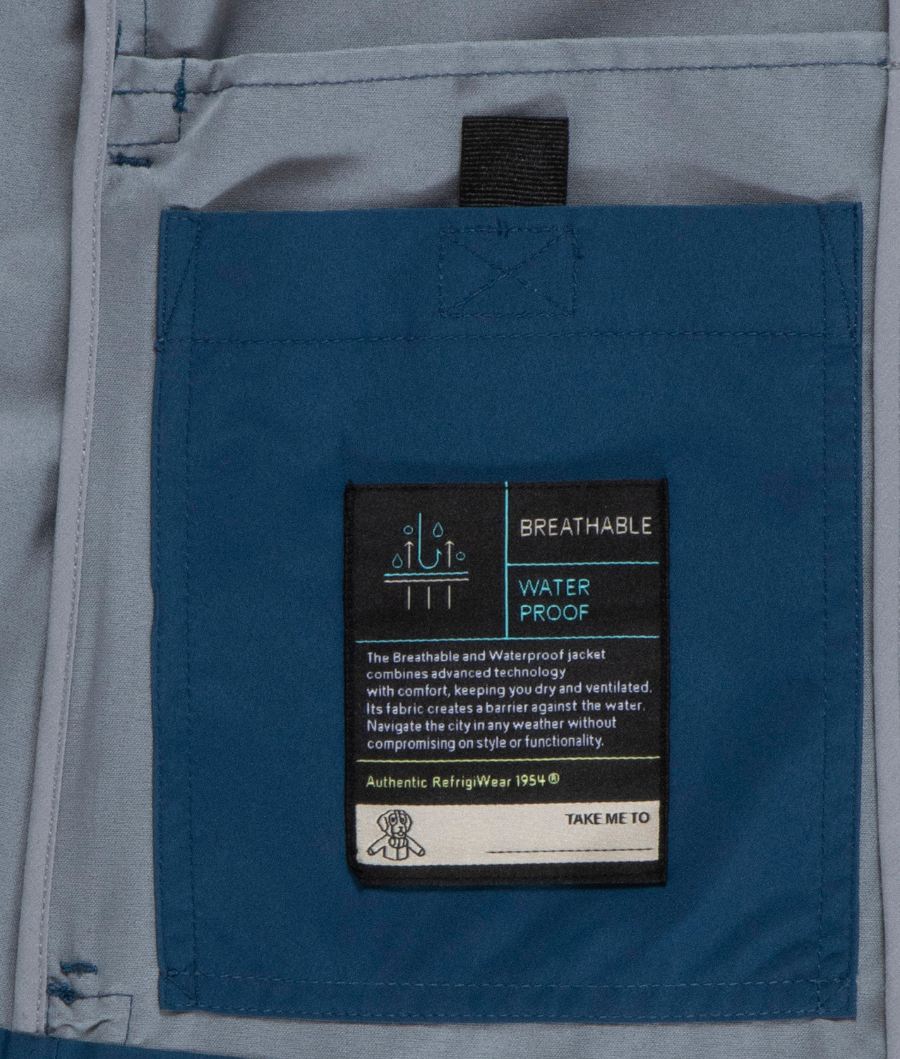 JACKETS SUMMER SHORT LADY TECH JACKET TITAN BLUE | RefrigiWear