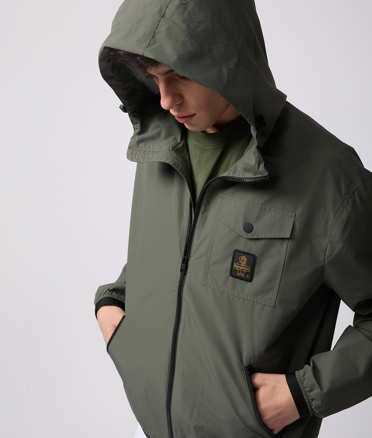 JACKETS HOOD LIGHT CAPTAIN JACKET ARCHIVE GREEN | RefrigiWear