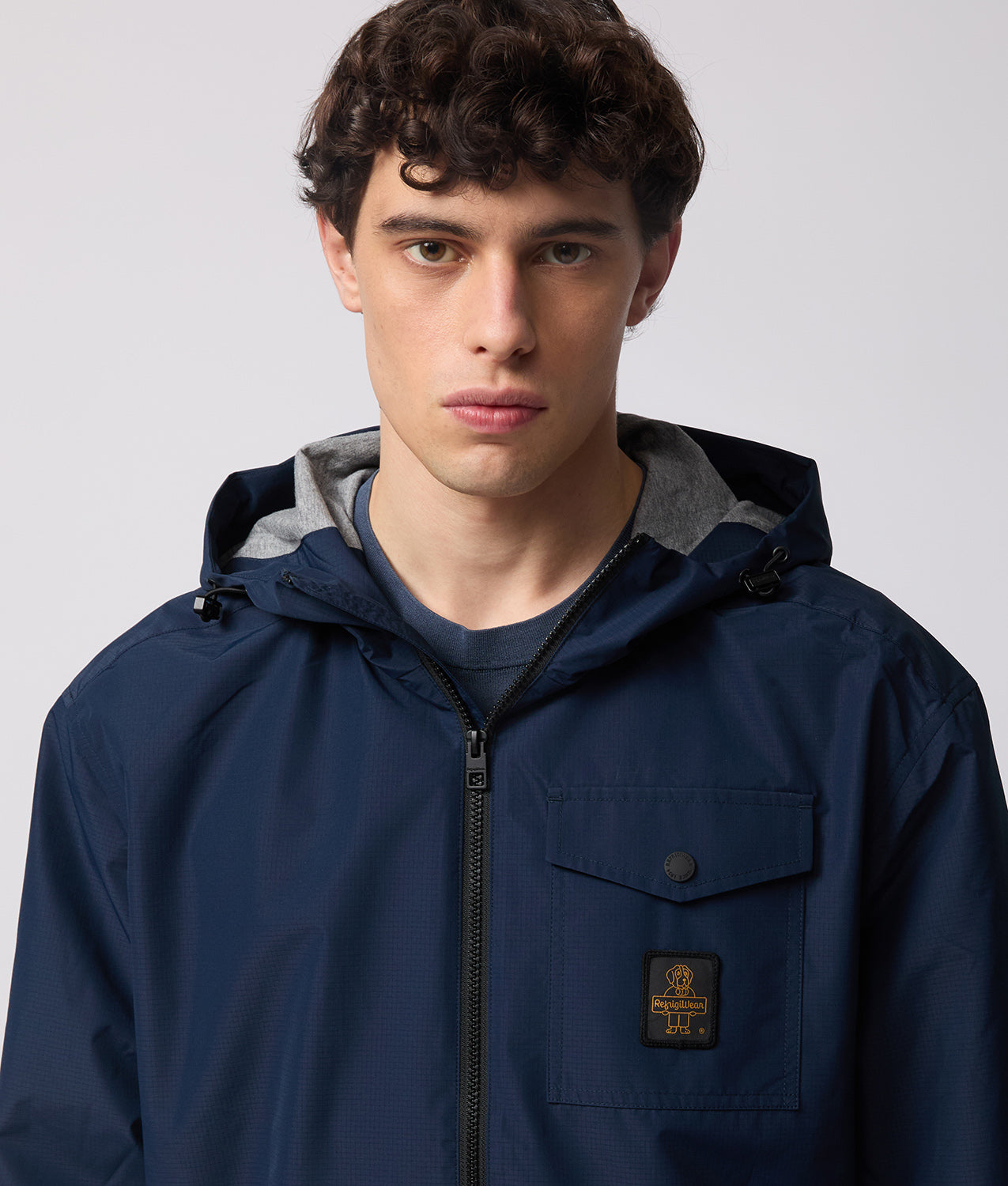 JACKETS HOOD LIGHT CAPTAIN JACKET NAVY BLAZER | RefrigiWear