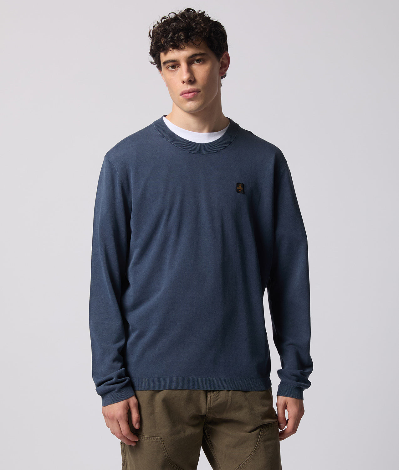 KNITWEAR OMAR SWEATER NAVY BLAZER | RefrigiWear