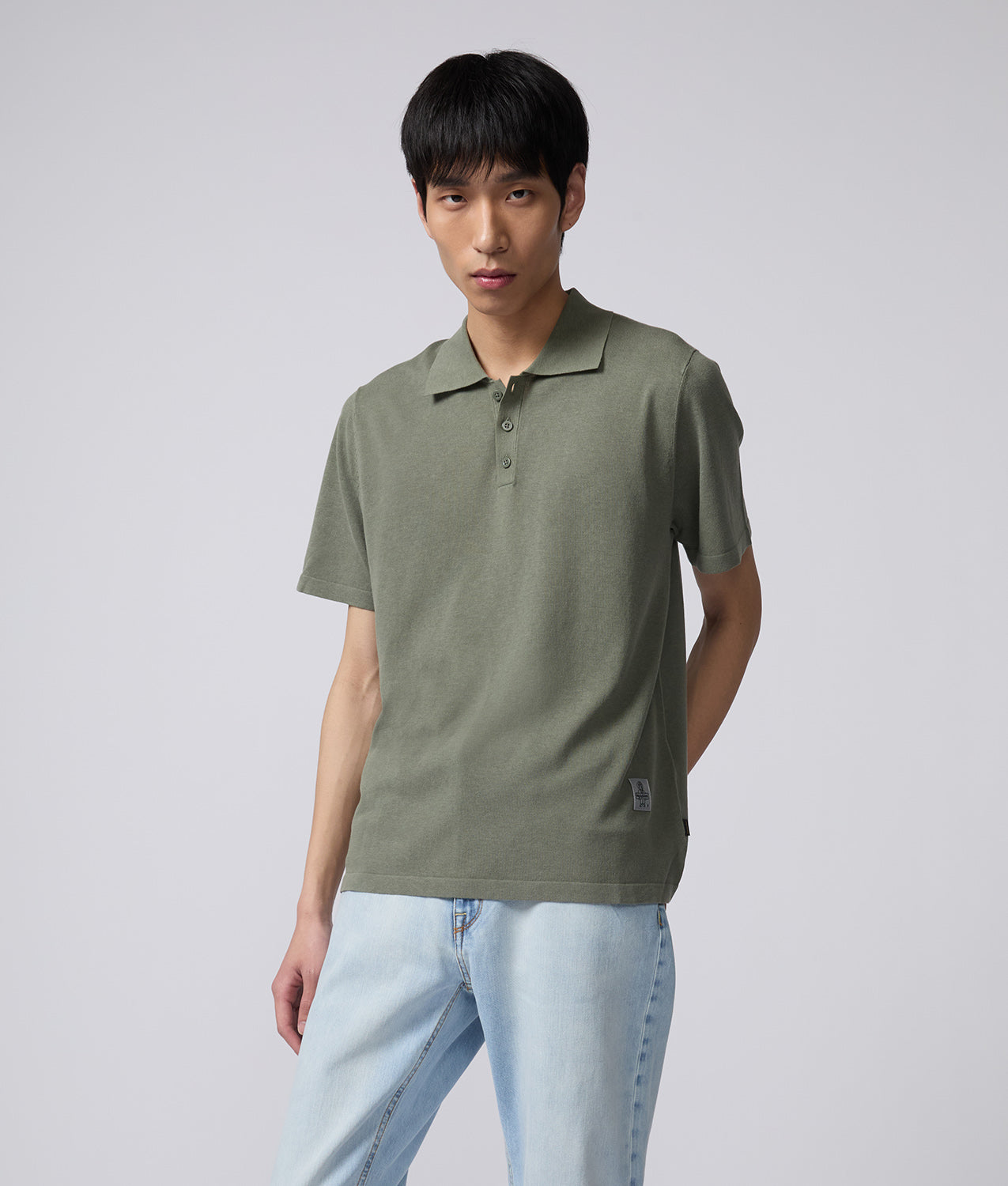KNITWEAR SID KNIT POLO ARCHIVE GREEN | RefrigiWear