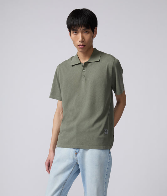 SID KNIT POLO ARCHIVE GREEN | RefrigiWear