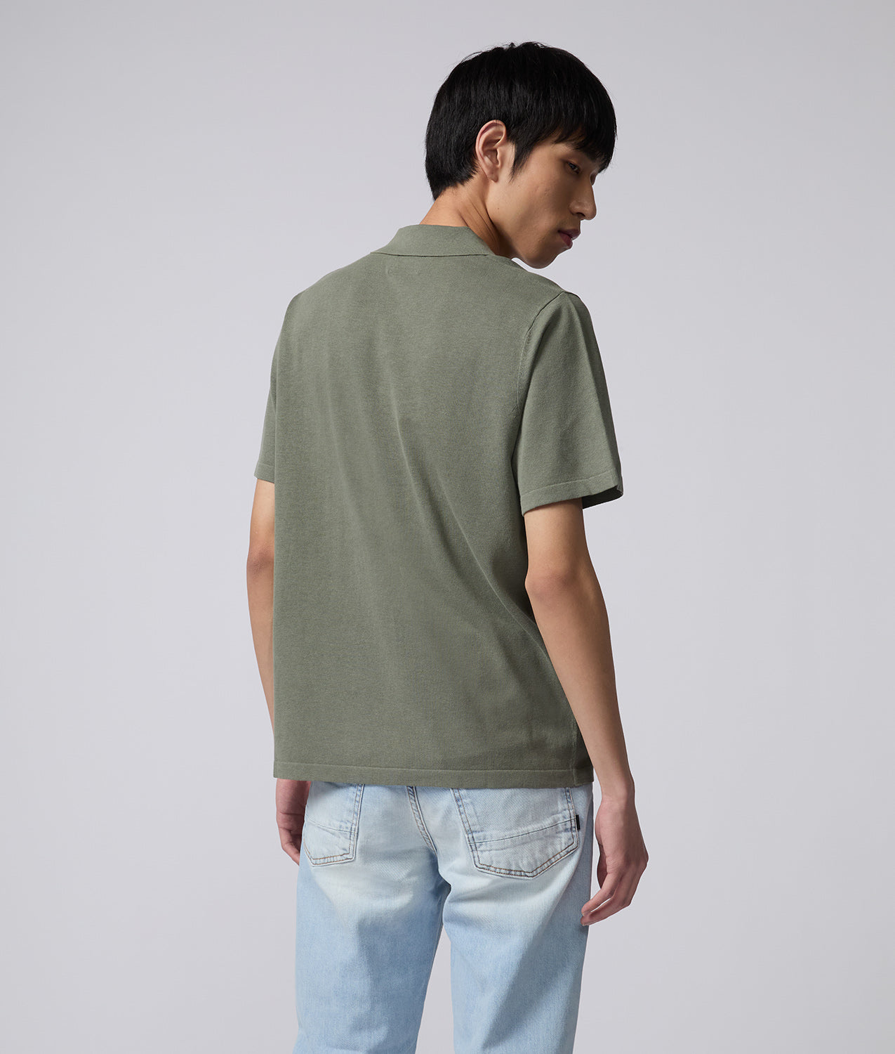 KNITWEAR SID KNIT POLO ARCHIVE GREEN | RefrigiWear