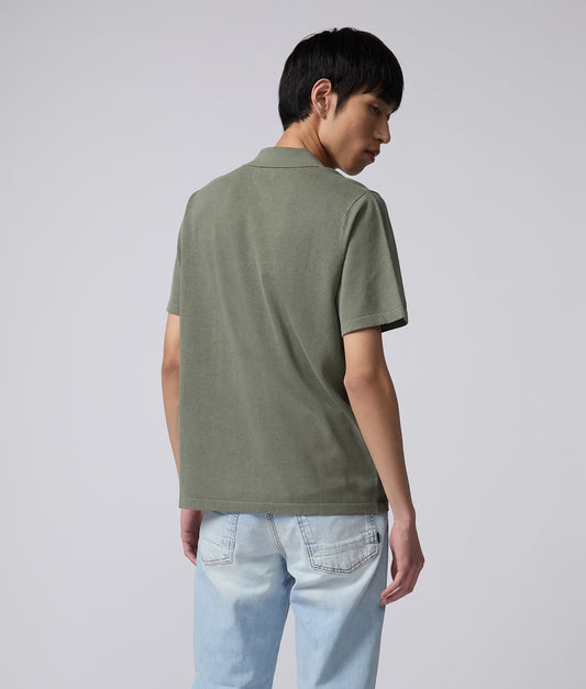 SID KNIT POLO ARCHIVE GREEN | RefrigiWear