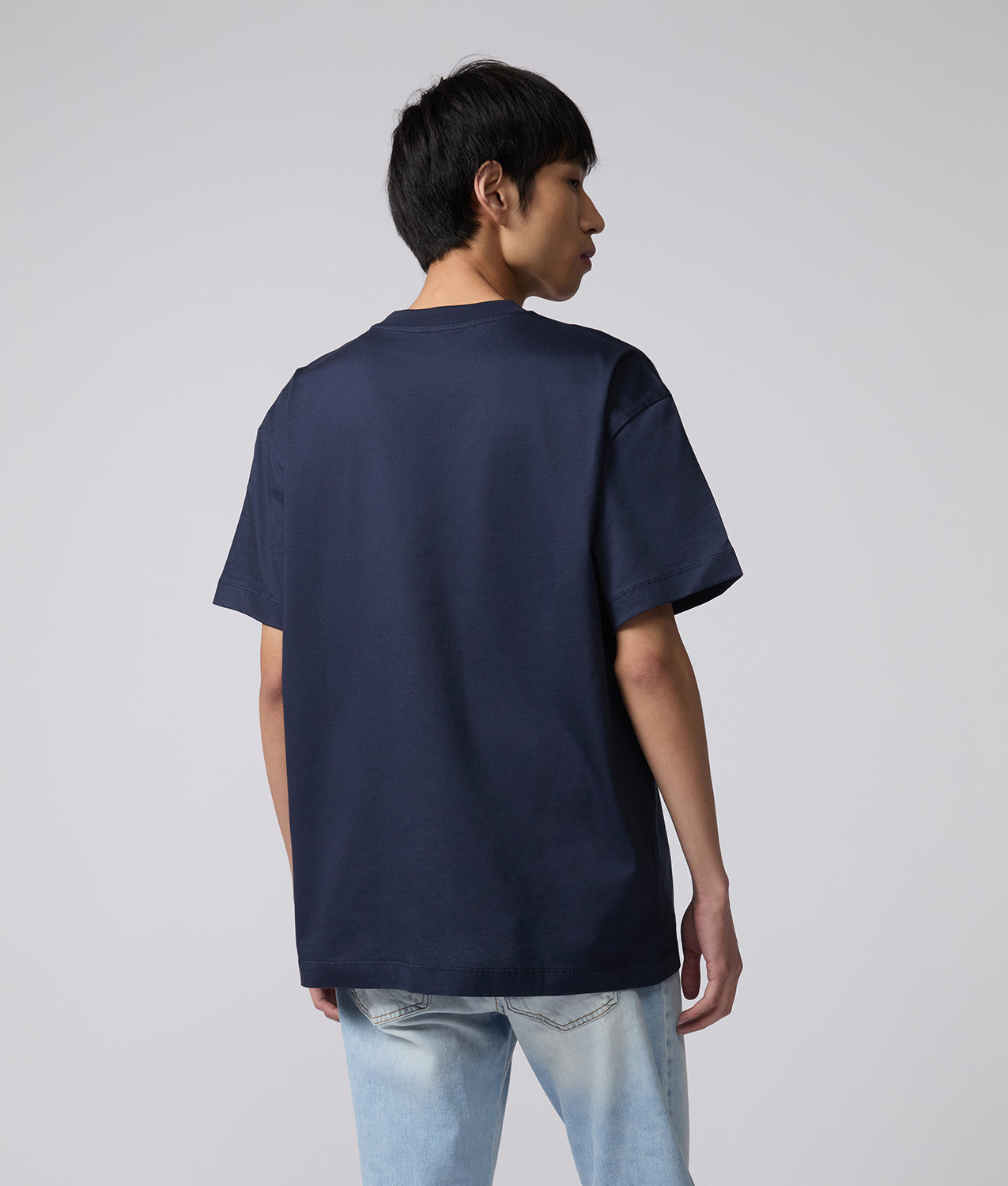 T-shirt Maglia Maglietta Uomo Basic Polo Colletto Blu Navy Slim fit T-shirt Maglia Maglietta Uomo Basic Polo Colletto Blu Navy Slim fit