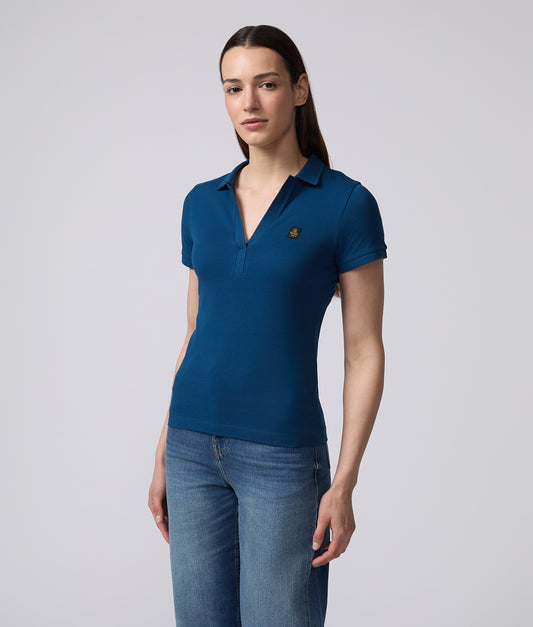 FLORA POLO TITAN BLUE | RefrigiWear