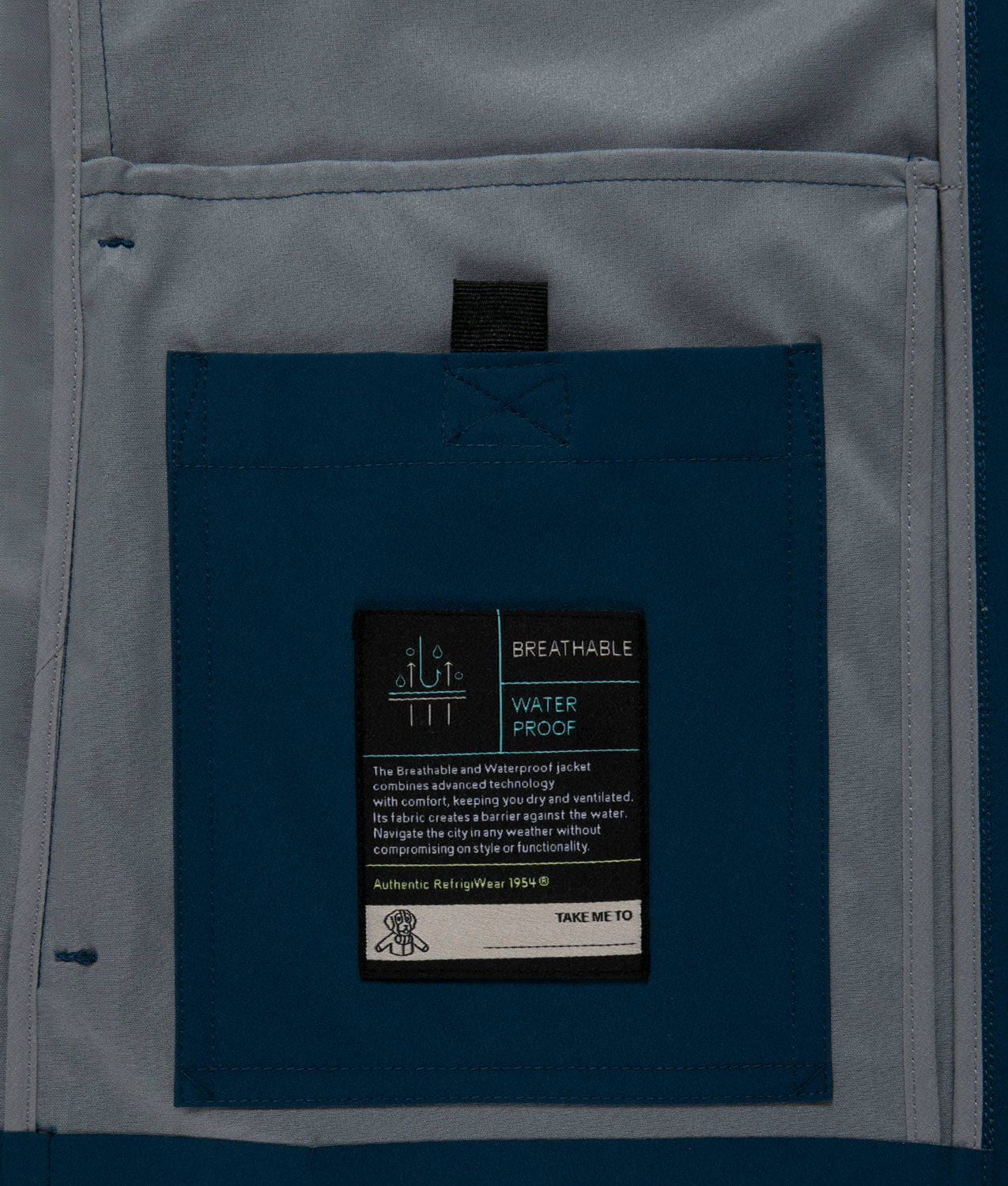 JACKETS TECH GIZZY JACKET TITAN BLUE | RefrigiWear