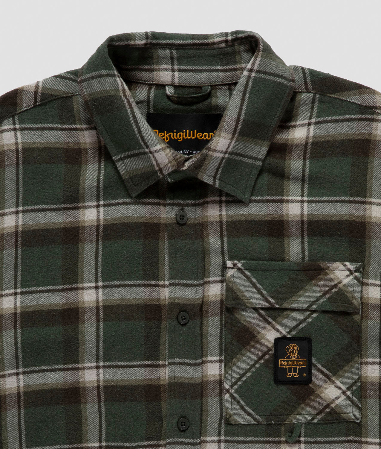 SHIRTS STRAUSS SHIRT CHECK BURGUNDY | RefrigiWear