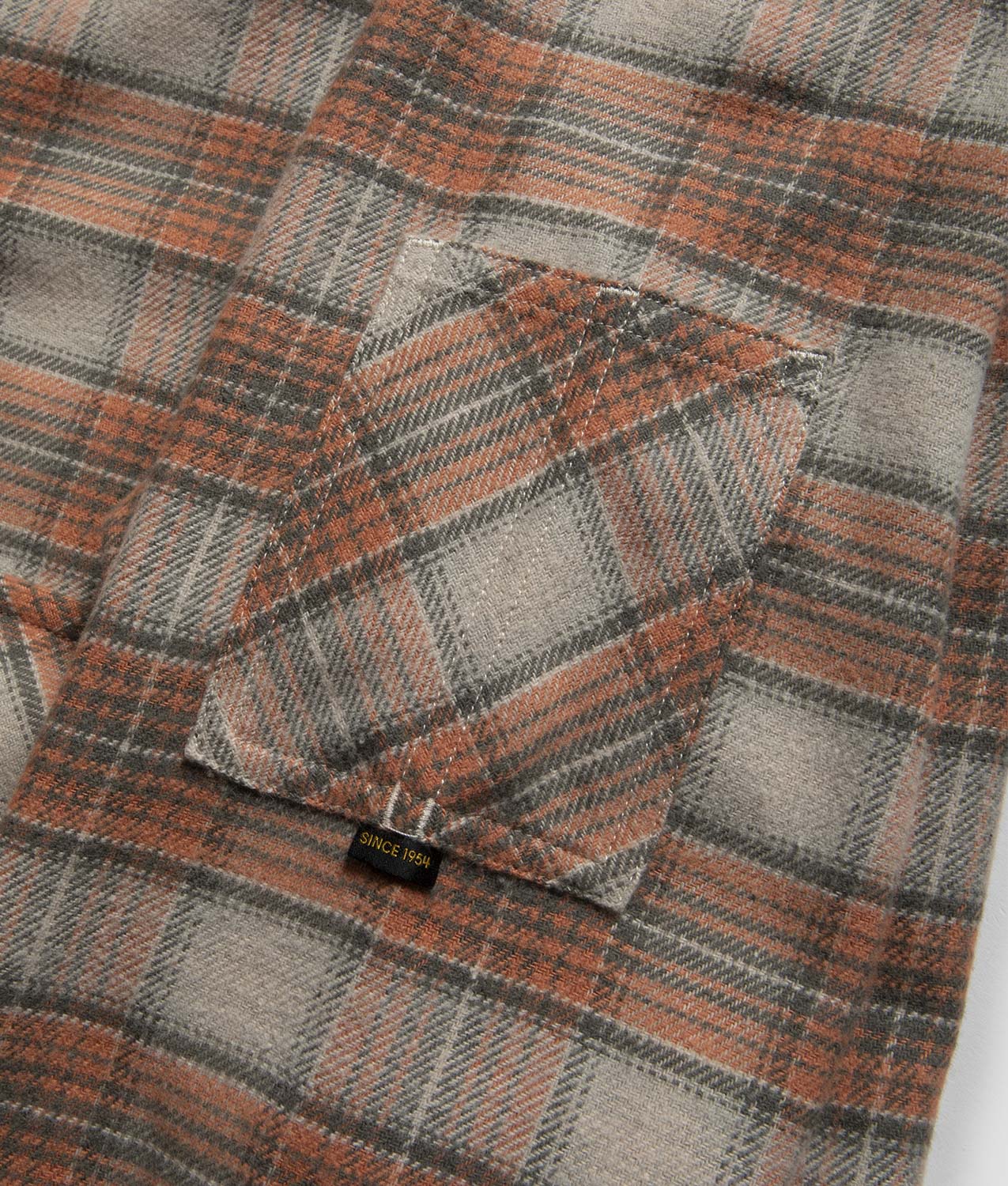 SHIRTS STRAUSS SHIRT CHECK ORANGE | RefrigiWear