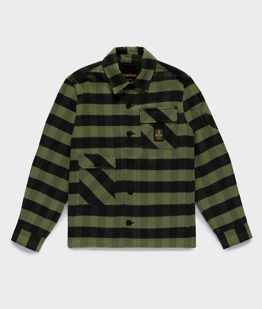 BACH SHIRT CHECK FANTASY CHIVE | RefrigiWear