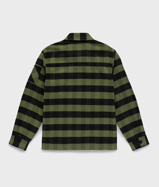 BACH SHIRT CHECK FANTASY CHIVE | RefrigiWear