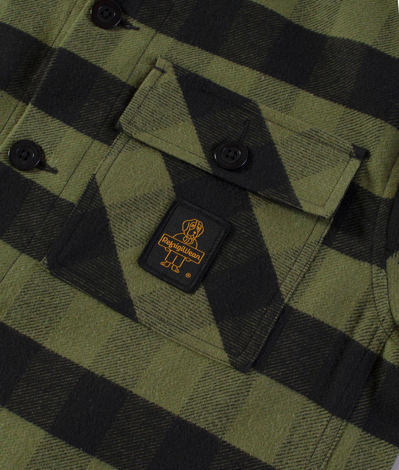 SHIRTS BACH SHIRT CHECK FANTASY CHIVE | RefrigiWear