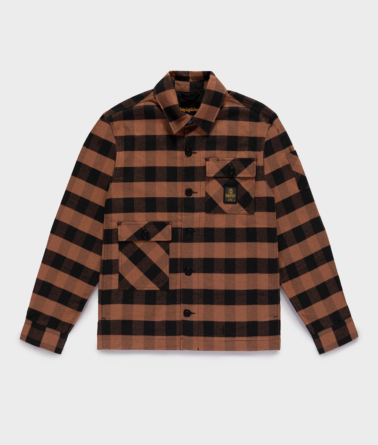 SHIRTS BACH SHIRT CHECK FANTASY BROWN | RefrigiWear
