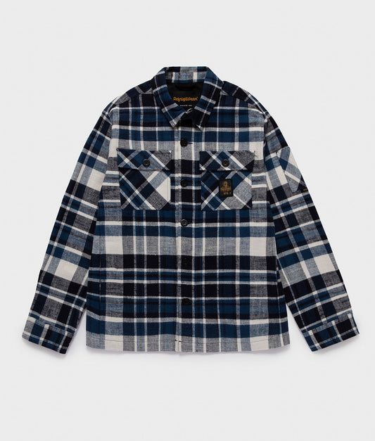 TOWER SHIRT CHECK FANTASY BLUE/ WHITE | RefrigiWear