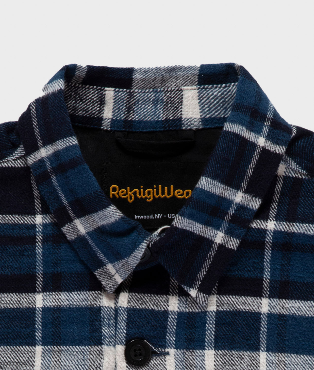 SHIRTS TOWER SHIRT CHECK FANTASY BLUE/ WHITE | RefrigiWear