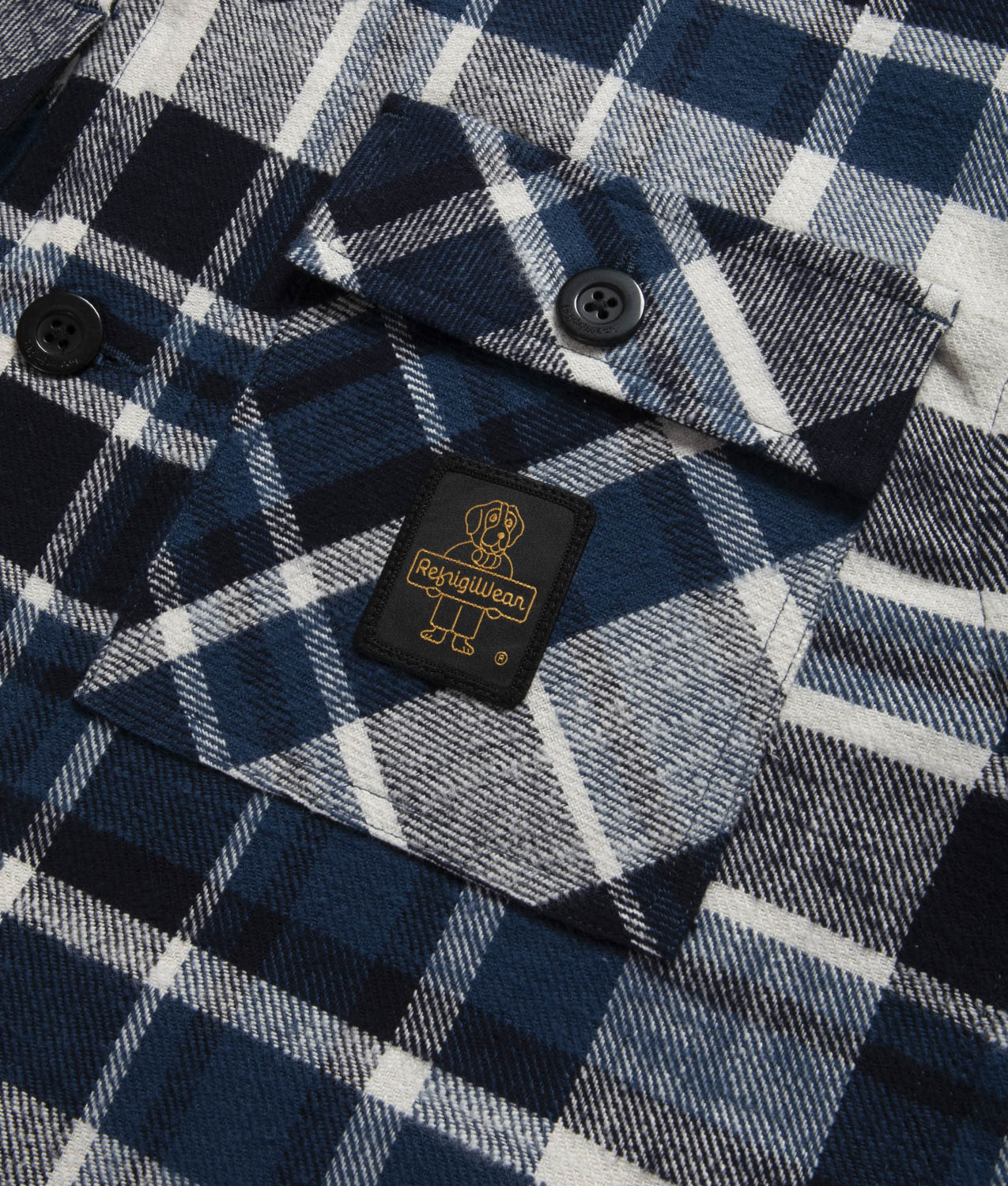 SHIRTS TOWER SHIRT CHECK FANTASY BLUE/ WHITE | RefrigiWear