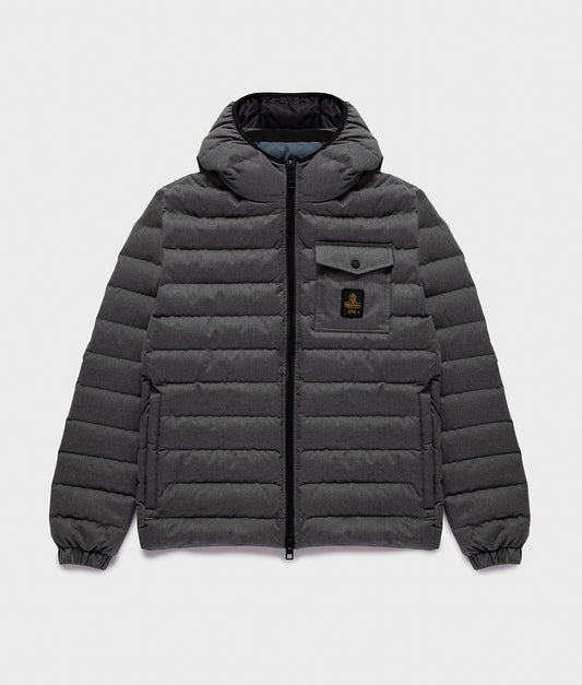 HUNTER JACKET DARK GREY MELANGE | RefrigiWear