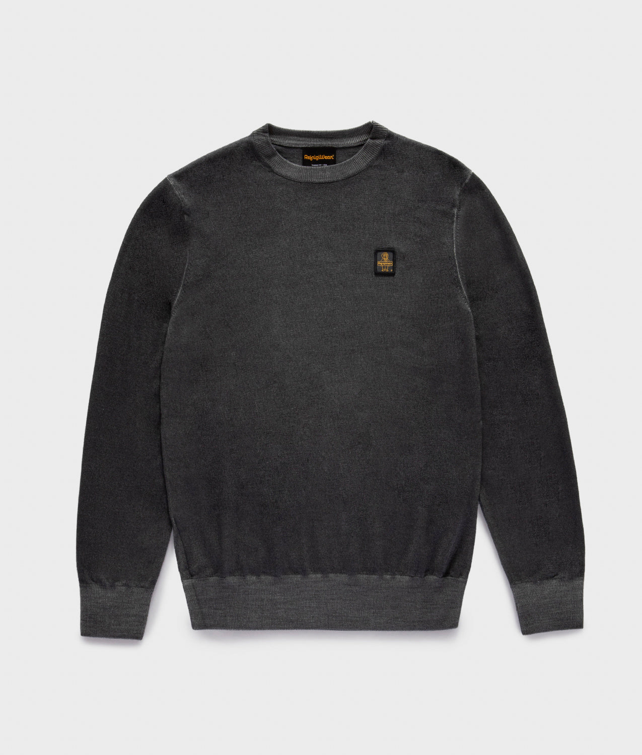 KNITWEAR BENNET WASH PULLOVER DARK GREY MELANGE | RefrigiWear