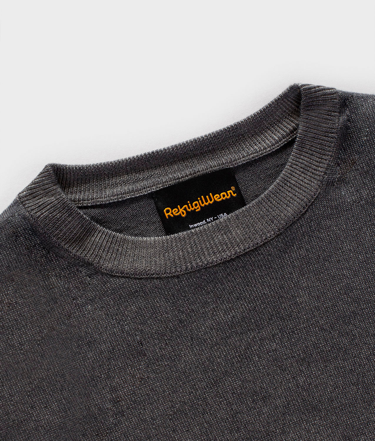 KNITWEAR BENNET WASH PULLOVER DARK GREY MELANGE | RefrigiWear