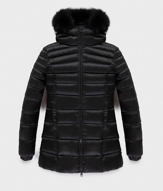 LONG MEAD FUR JACKET BLACK | RefrigiWear