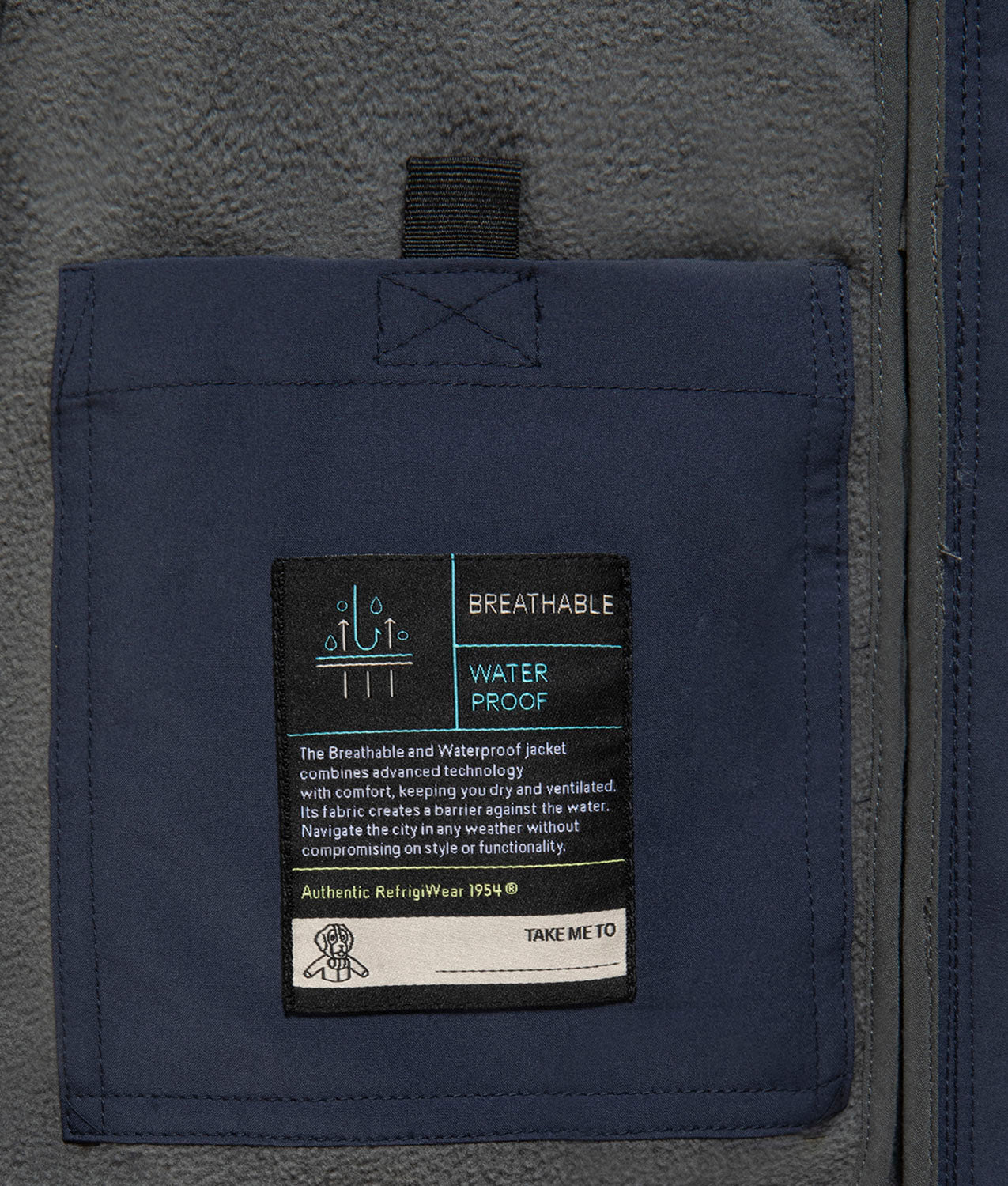 JACKETS LONG SPEED JACKET DARK BLUE | RefrigiWear