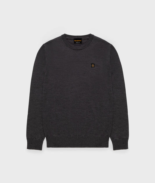 BENNET PULLOVER DARK GREY MELANGE | RefrigiWear